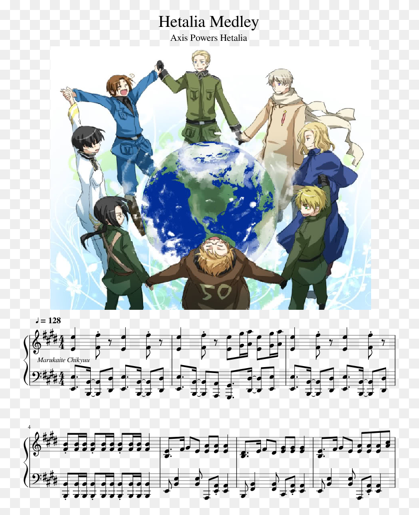 747x974 Hetalia Medley Women Rule The World, Person, Human, Outer Space HD PNG Download