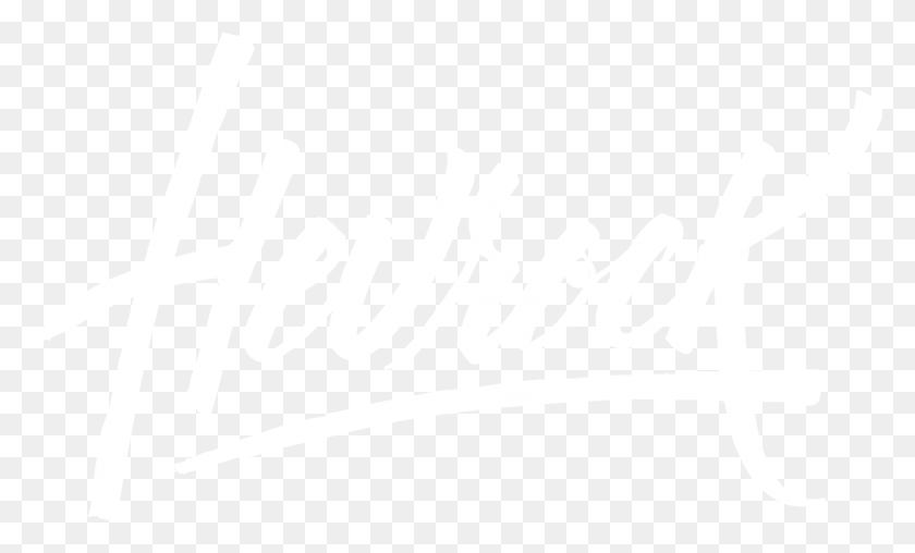 1369x788 Hevrock Script Logo White Calligraphy, Text, Handwriting, Alphabet HD PNG Download