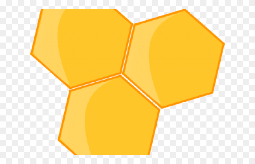 640x480 Hexagon Clipart Bee Bee Clip Art, Sphere, Food, Honey HD PNG Download