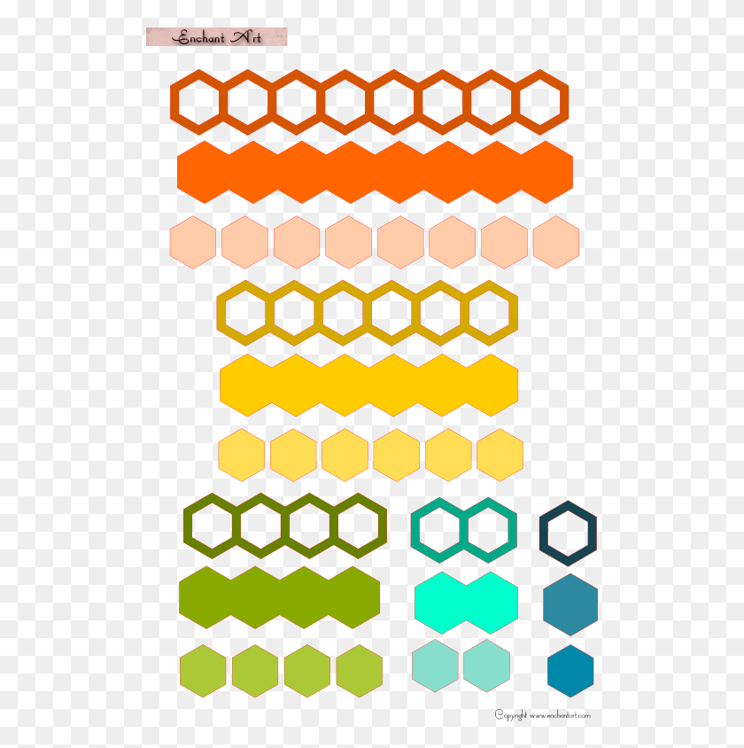 511x784 Hexagon Collection Small Hexagon Pattern With Border, Rug, Transportation, Paper HD PNG Download