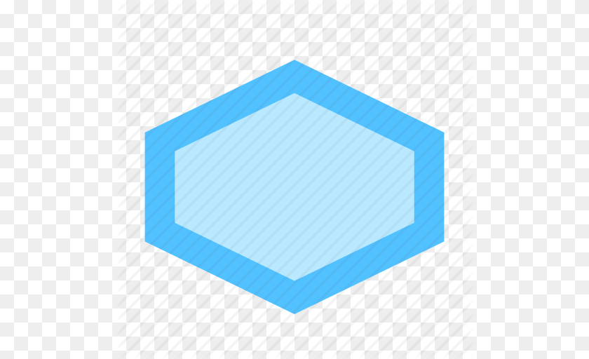 Hexagon Icon, Ceiling Light Sticker PNG