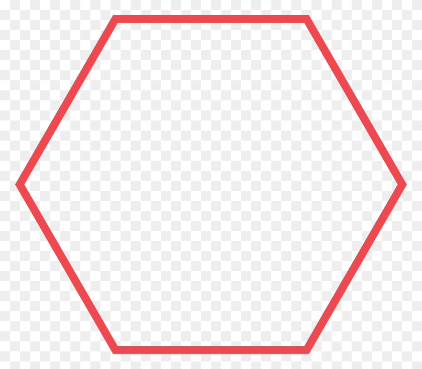 4090x3542 Шестиугольник С Красным Контуром, Освещение, Путь, Треугольник Hd Png Скачать