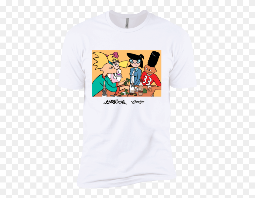 461x591 Hey Arnold Design Cartoon, Clothing, Apparel, T-shirt HD PNG Download