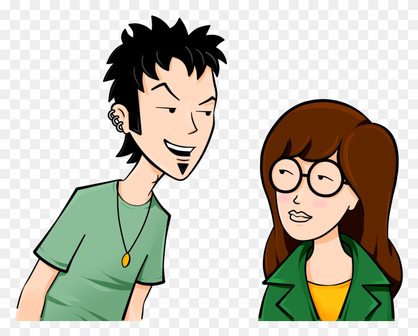 1247x985 Hey Daria By Blackfuego D4w0ei4 Daria And Trent, Person, Human, Book HD PNG Download