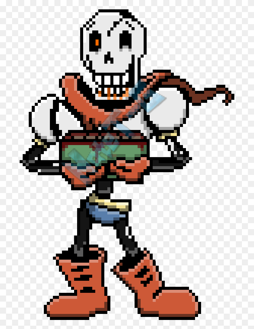 711x1031 Hey It39s Me Again The One Who Made The Axe Sans Sprite Undertale Papyrus Colored Sprite, Nutcracker, Performer, Knight HD PNG Download