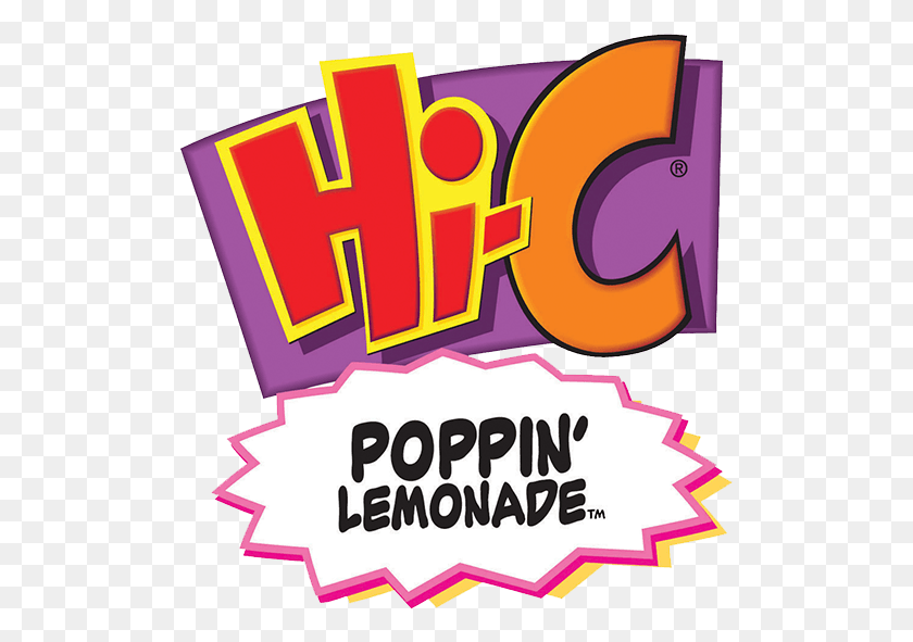509x531 Логотип Hi C Pink Lemonade Логотип Hi C Poppin Pink Lemonade, Этикетка, Текст, Плакат Hd Png Скачать