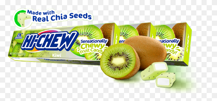 867x368 Hi Chew Goes Tropical With The Launch Of New Kiwi Hi Chew Fruit Chews Kiwi, Plant, Food HD PNG Download