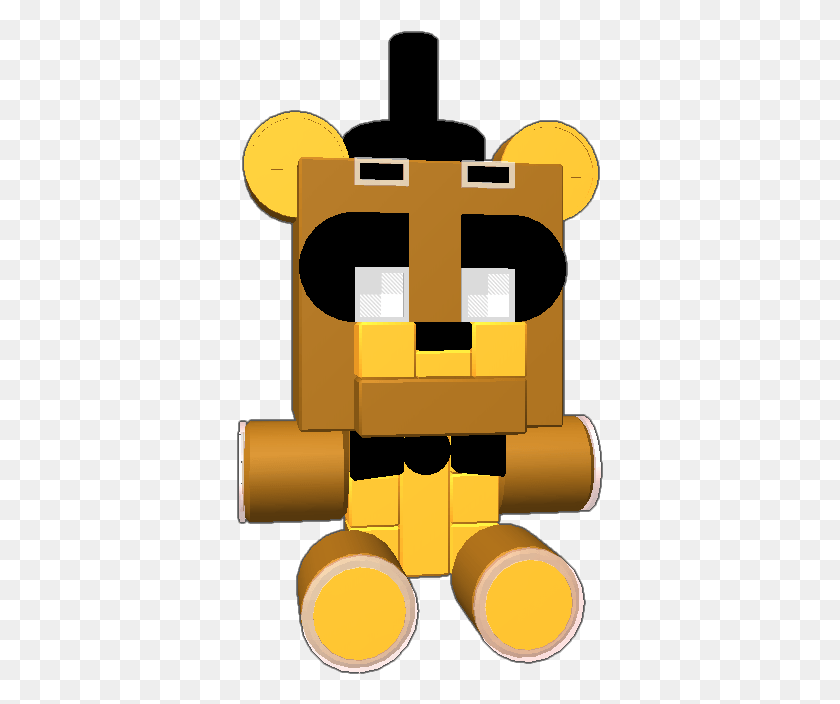 367x644 Hi Guys Here Is My Plushie Of Golden Freddy Illustration, Robot, Machine, Nutcracker HD PNG Download