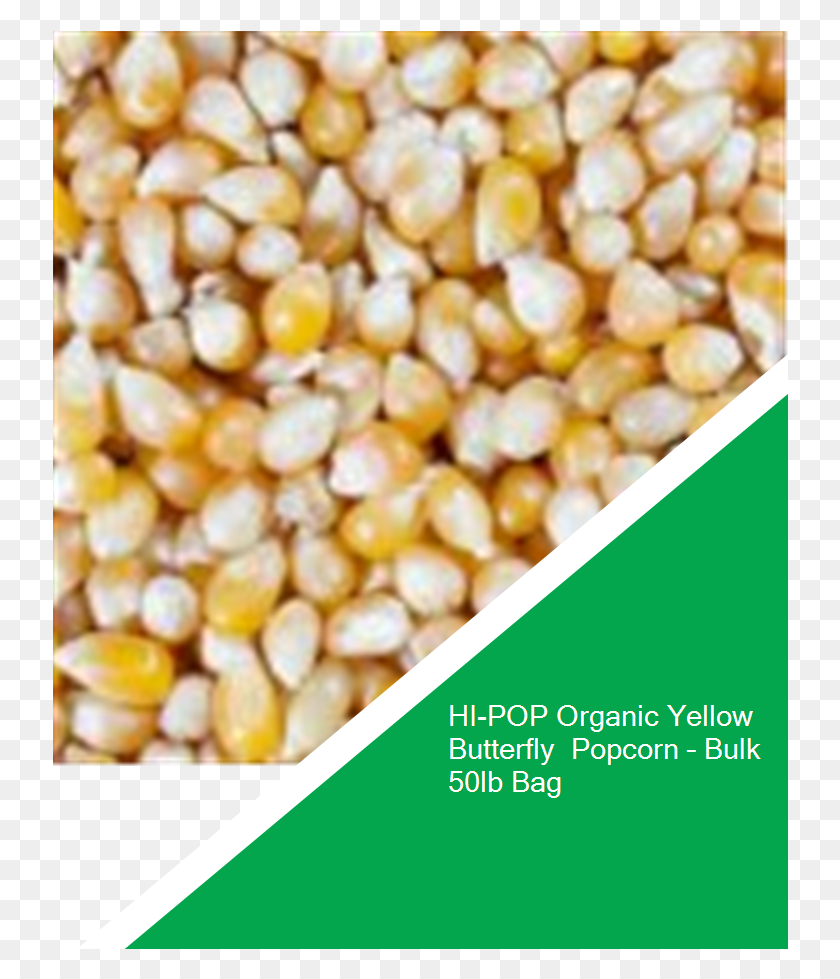 736x919 Hi Pop Organic Yellow Butterfly Popcorn Bulk 50lb Bag Corn Kernels, Plant, Vegetable, Food HD PNG Download