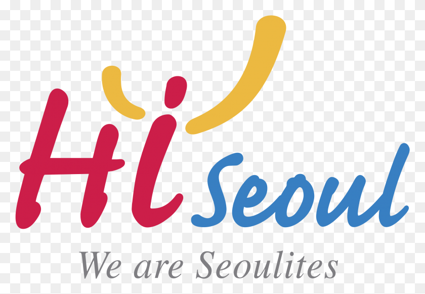 2191x1465 Hi Seoul Logo Transparent Hi Seoul Logo, Text, Word, Handwriting HD PNG Download