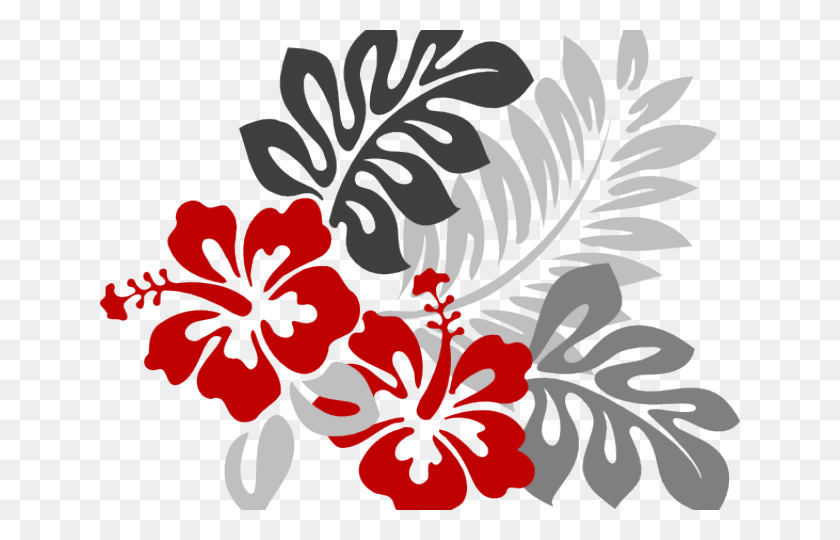 640x480 Hibiscus Clipart Red Hawaiian Flower Hibiscus Clip Art, Planta, Flor, Flor Hd Png
