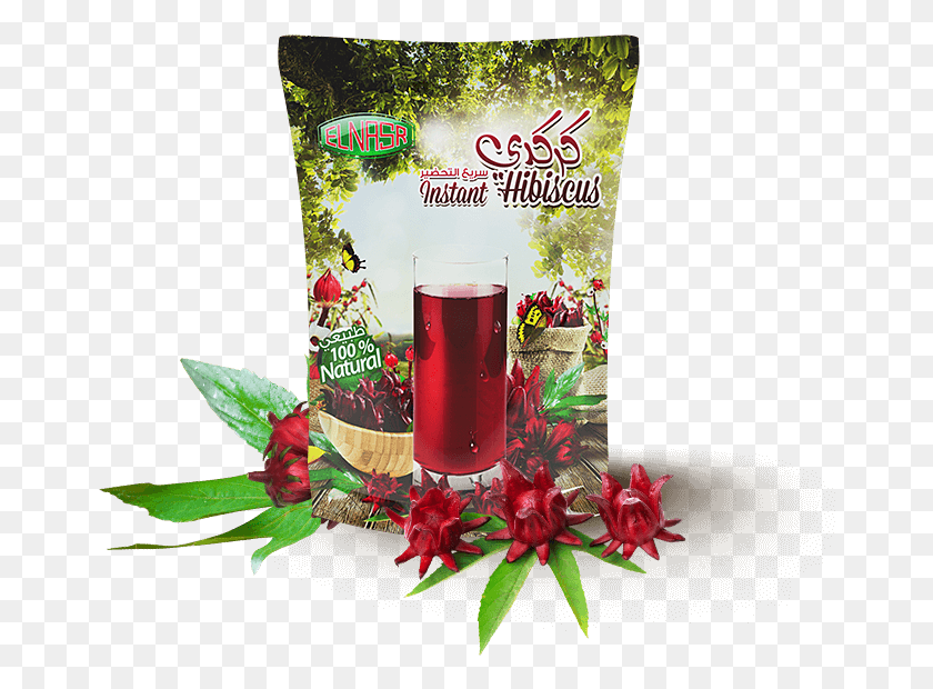 664x560 Hibiscus Instant Drink Christmas Decoration, Glass, Beer, Alcohol HD PNG Download