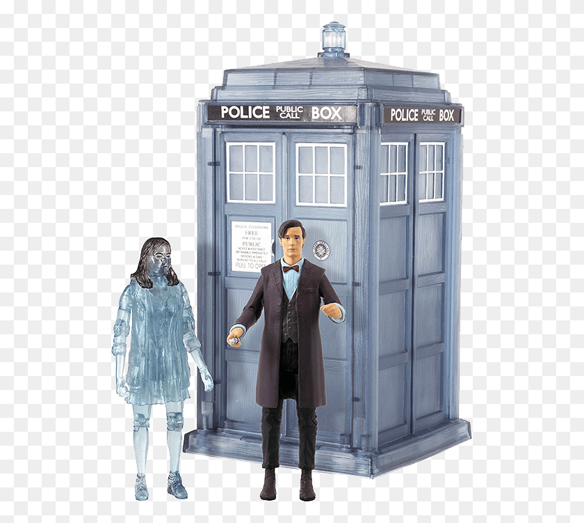 519x691 Hide Action Figure Collector Set Cha05225 11th Doctor Tardis Toy, Person, Human, Clothing HD PNG Download