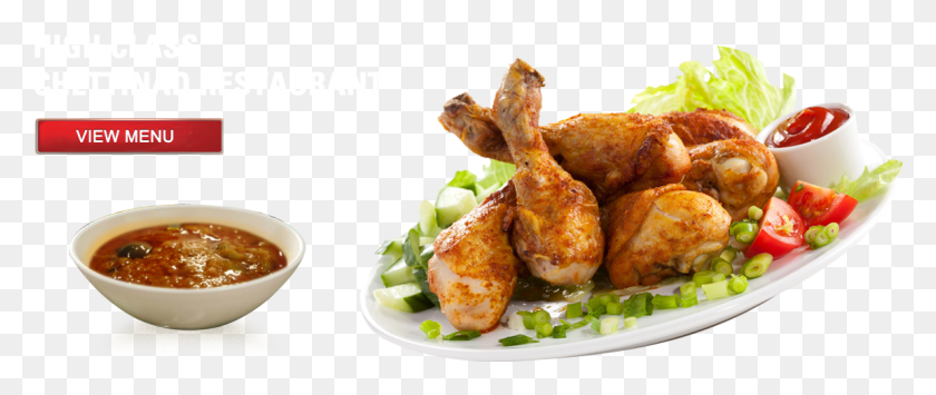 1152x437 High Class Chettinad Restaurant Chicken Leg Piece, Animal, Bird, Poultry HD PNG Download