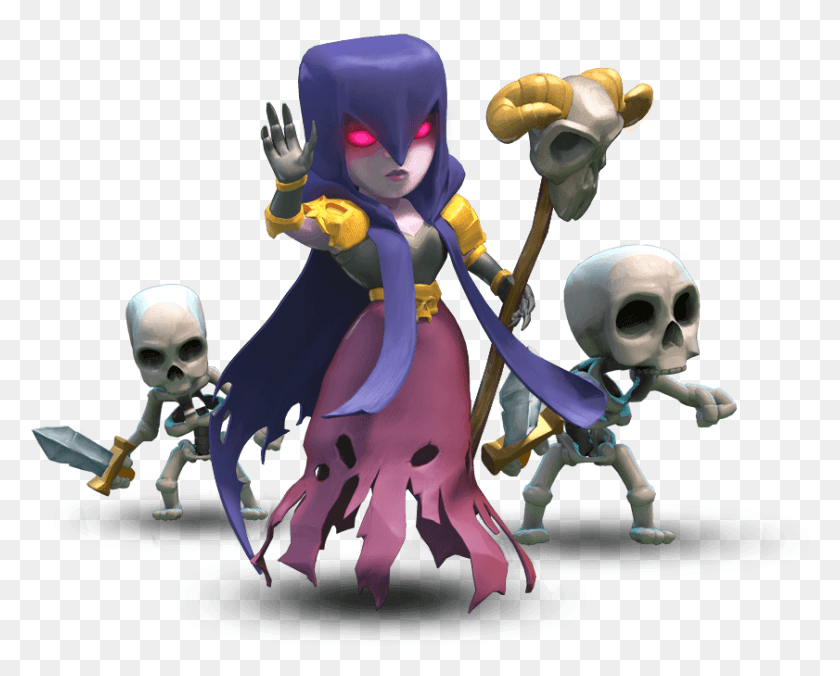 841x665 High Definition Troops Clash Of Clans Witch, Alien, Figurine, Head HD PNG Download