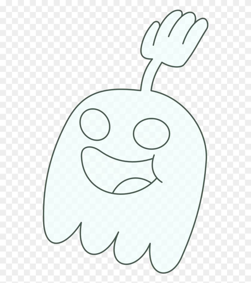 557x885 High Five Ghost From Regular Show, Food, Text, Plant HD PNG Download