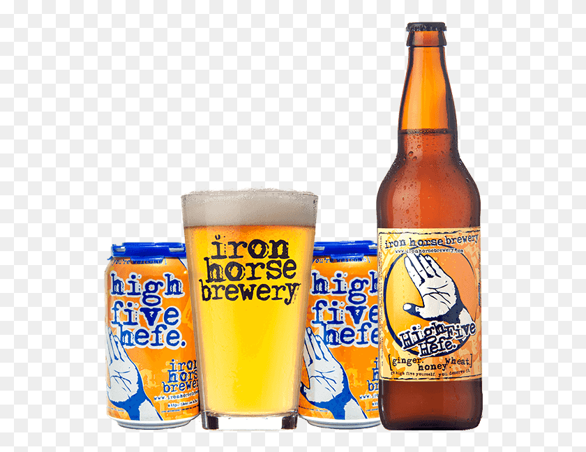 545x588 High Five Hefe High Five Hefe Iron Horse Brewery, Beer, Alcohol, Beverage HD PNG Download