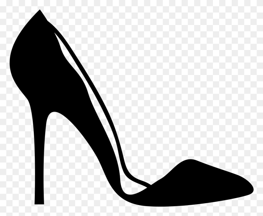981x794 High Heel Comments High Heel Icon Transparent Background, Clothing, Apparel, Footwear Descargar Hd Png