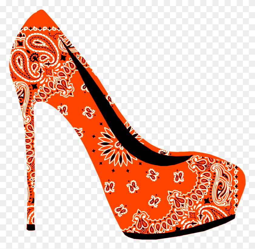 1280x1250 High Heel Stiletto Colorful High Heel Clip Art, Clothing, Apparel, Shoe HD PNG Download