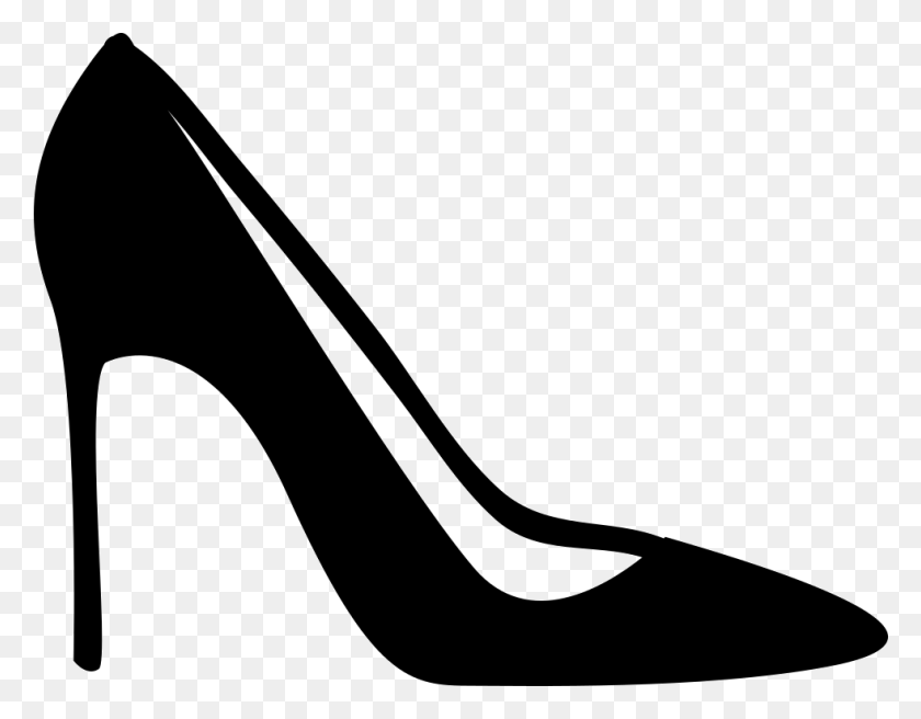 981x750 High Heel Svg Icon Free High Heel Icon, Clothing, Apparel, Shoe HD PNG Download