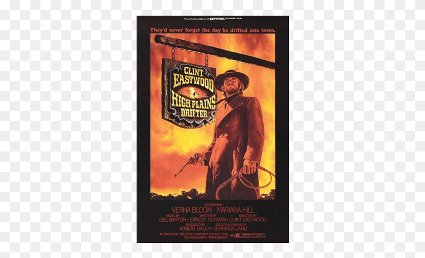 302x451 High Plains Drifter Movie Poster, Person, Human, Poster HD PNG Download