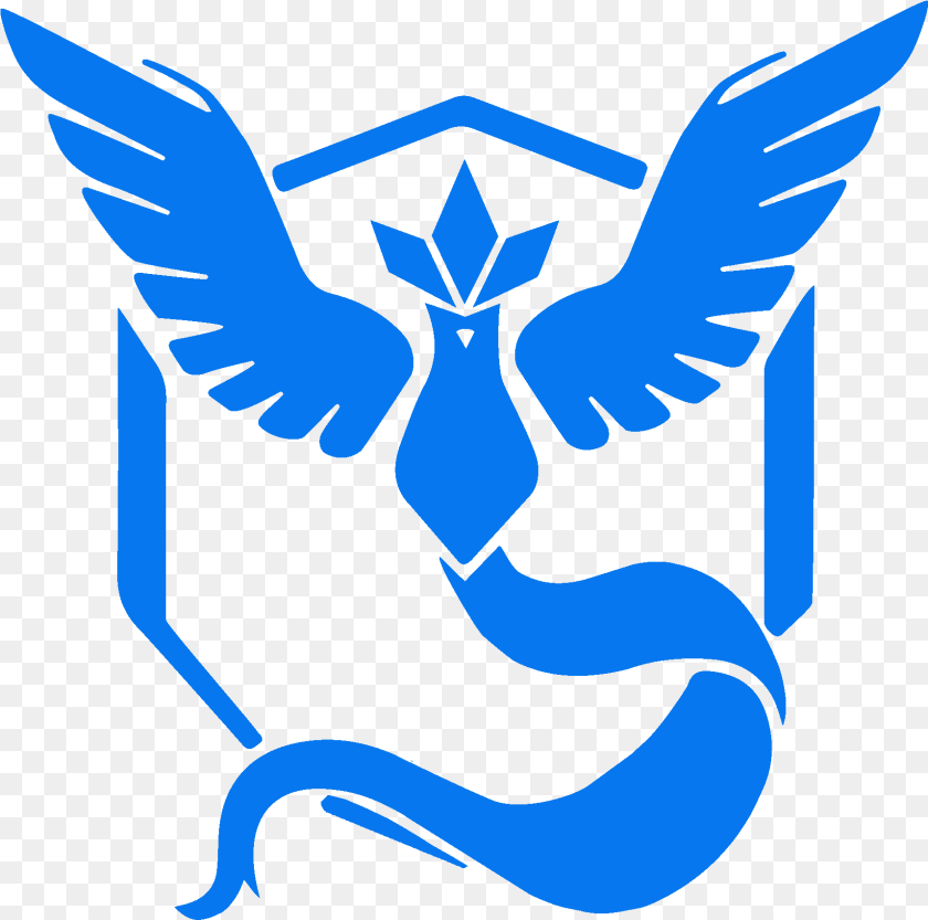1717x1703 High Pokemon Go Team Mystic, Emblem, Symbol, Animal, Fish Clipart PNG