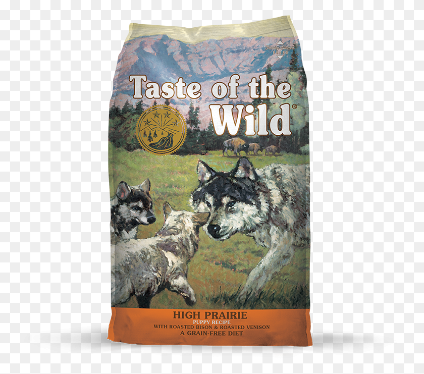 759x681 High Prairie Puppy Recipe With Roasted Bison Amp Roasted Taste Of The Wild High Prairie Puppy, Wolf, Mammal, Animal HD PNG Download