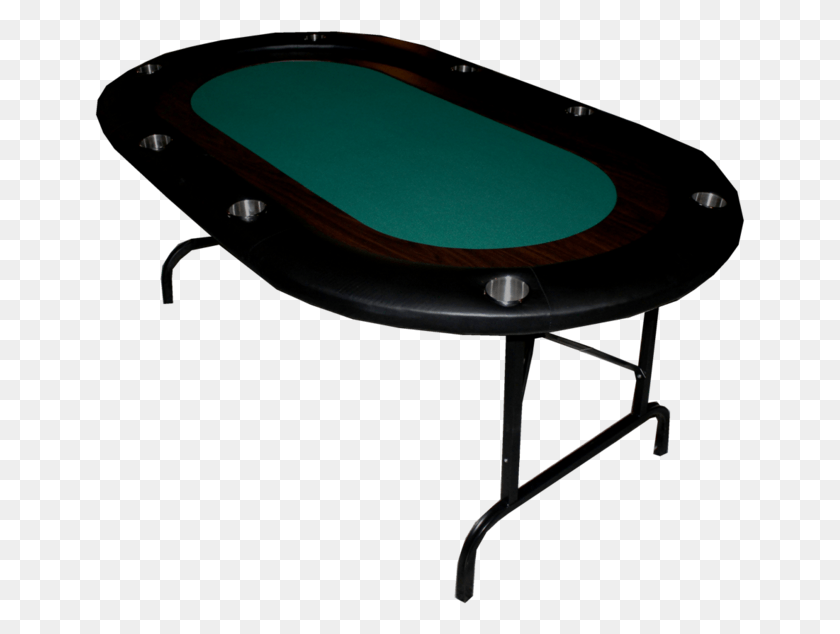 651x574 High Range Oval Foldable Poker Table Green 8 Persons Poker Table, Furniture, Room, Indoors HD PNG Download