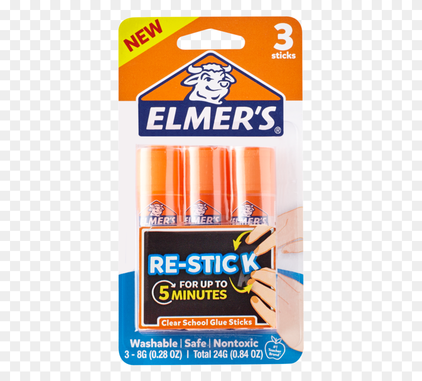 373x699 High Res Elmer39s Re Stick Glue Sticks, Cosmetics, Sunscreen, Bottle HD PNG Download