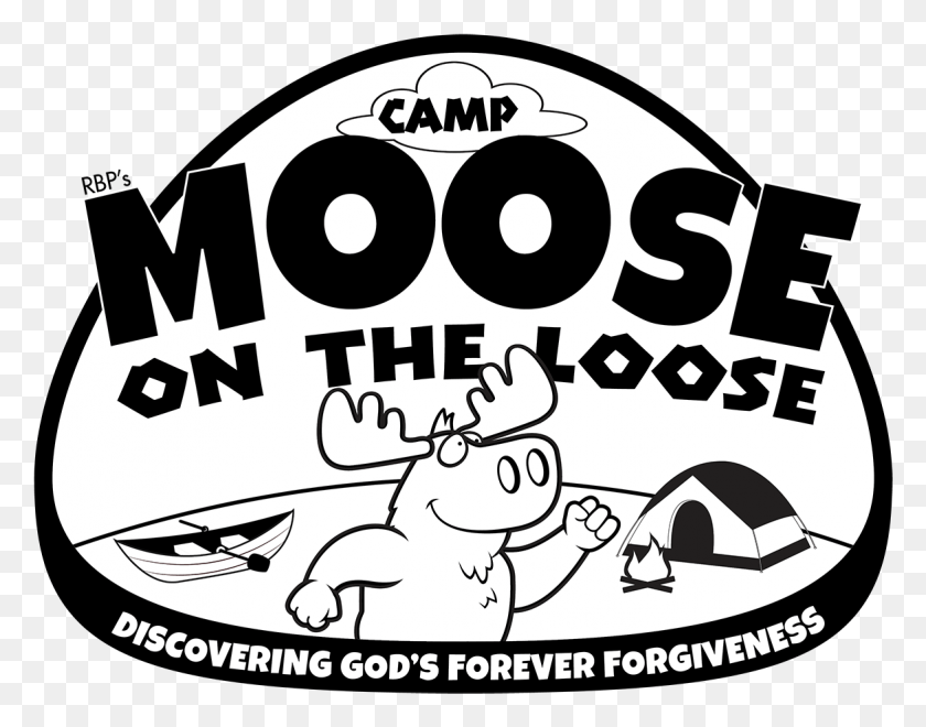 1171x901 High Resolution Camp Moose On The Loose, Label, Text, Word HD PNG Download