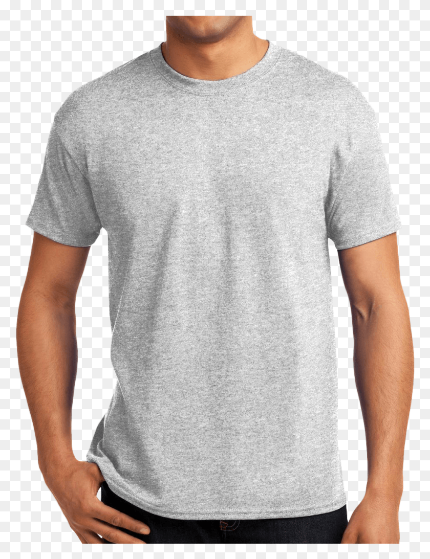940x1246 High Resolution Grey T Shirt, Clothing, Apparel, T-shirt HD PNG Download