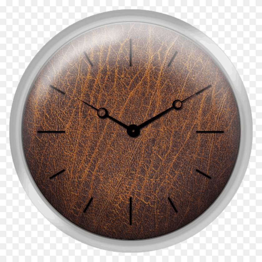 992x992 Descargar Png / Reloj De Pared De Textura Grunge De Cuero De Ternera Viejo De Alta Resolución, Reloj Analógico, Reloj De Pared Hd Png