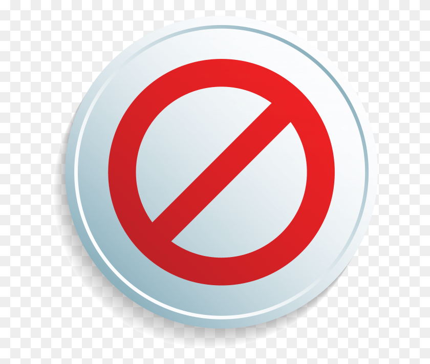 636x651 High Resolution Transparent Red Circle With Line Through, Symbol, Sign, Road Sign HD PNG Download