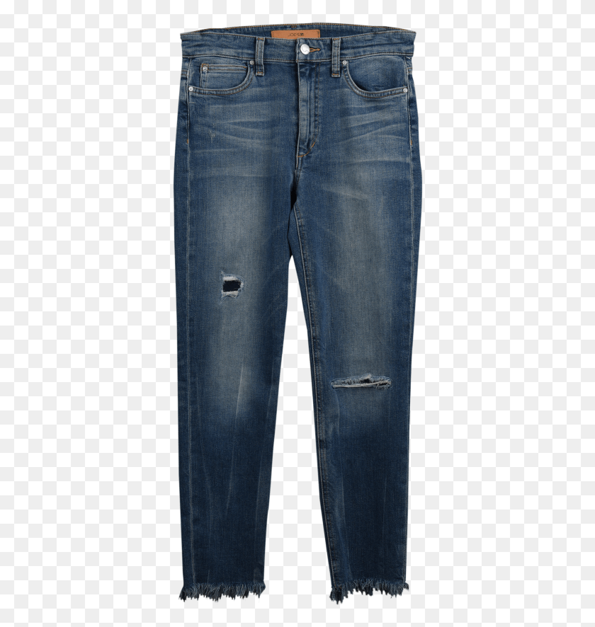 354x826 High Rise Distressed Cropped Skinny Jeans 198 Pocket, Pants, Clothing, Apparel HD PNG Download