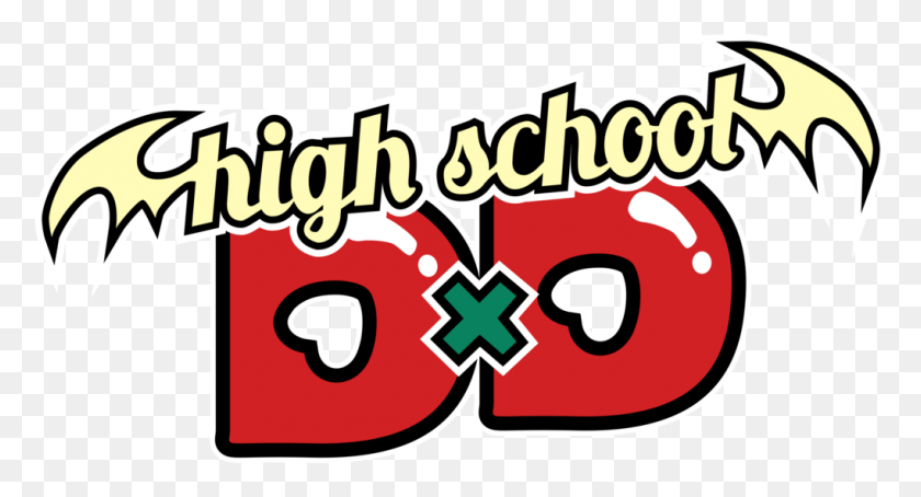 1019x515 Descargar Png High School Dxd Es Una Novela Ligera Japonesa Escrita Logo High School Dxd, Label, Text, Alphabet Hd Png