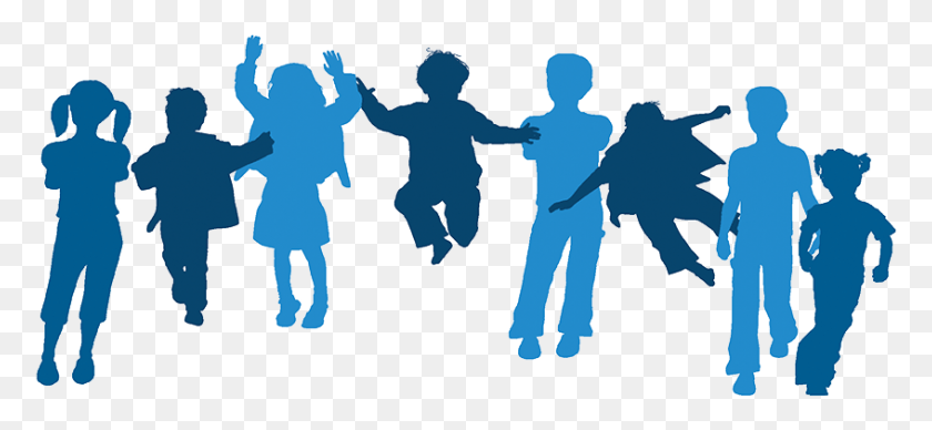 846x356 High School Students Silhouette, Person, Human HD PNG Download