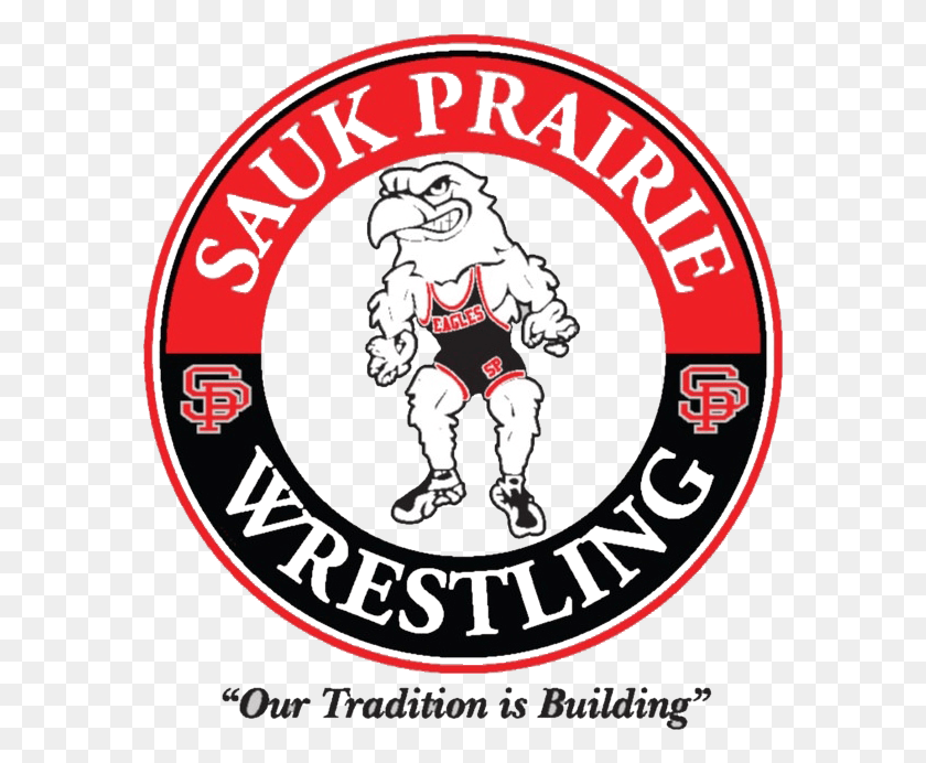 583x632 High School Wrestling Team Sauk Prairie Eagles Wrestling, Label, Text, Poster HD PNG Download