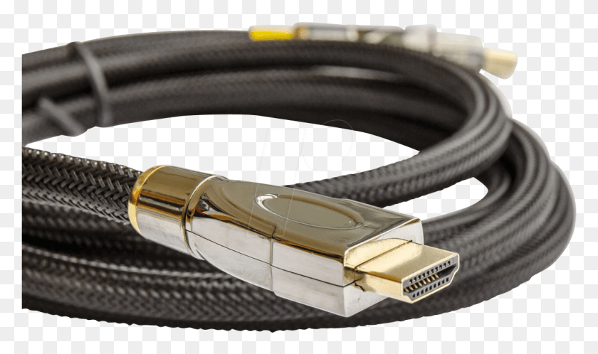 1128x634 Descargar Png Cable Hdmi De Alta Velocidad Con Ethernet 50M Python Gc Hdmi, Cinturón, Accesorios, Accesorio Hd Png