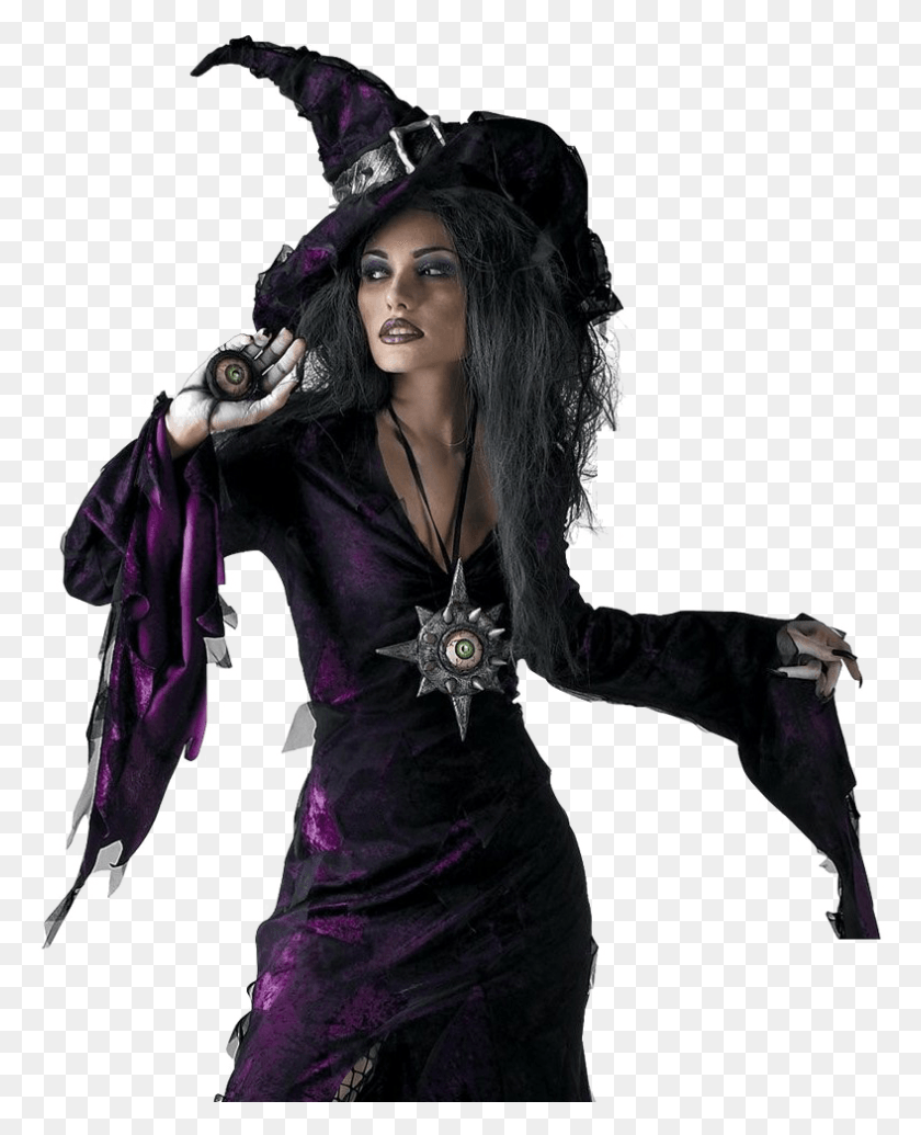 788x985 High Transparent Halloween Witch Sorceress Costume, Clothing, Apparel, Female HD PNG Download