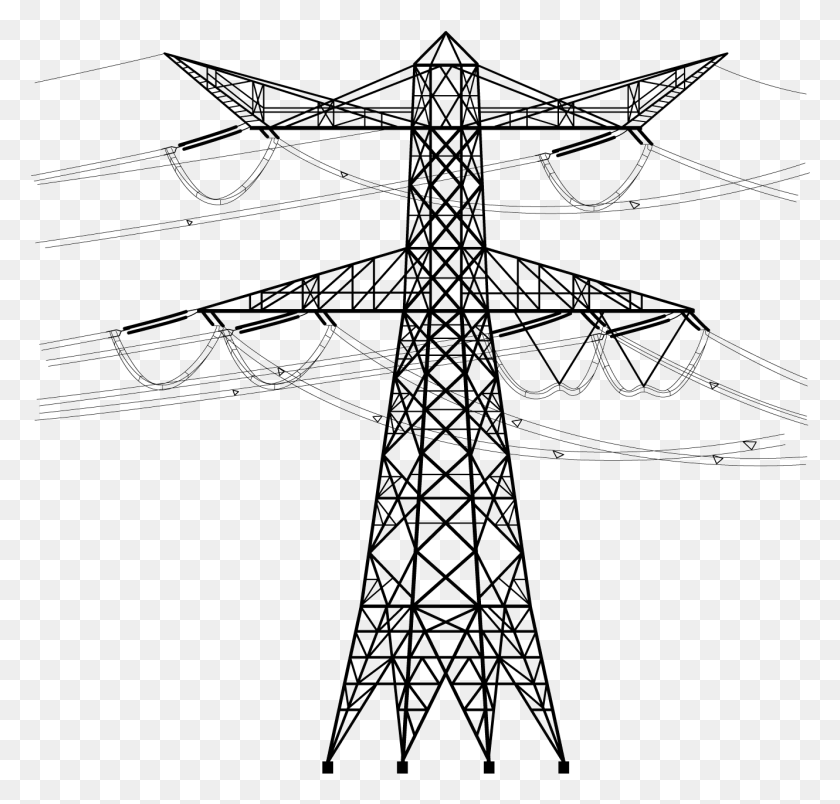 1330x1269 High Voltage Transmission Tower Image Transparent Electricity Pole, Cross, Symbol, Electric Transmission Tower HD PNG Download