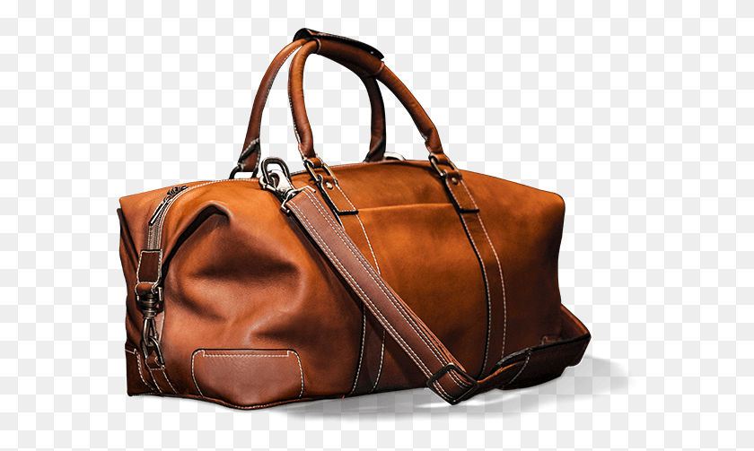 582x443 Highlander Leather Duffel Handbag, Bag, Accessories, Accessory HD PNG Download