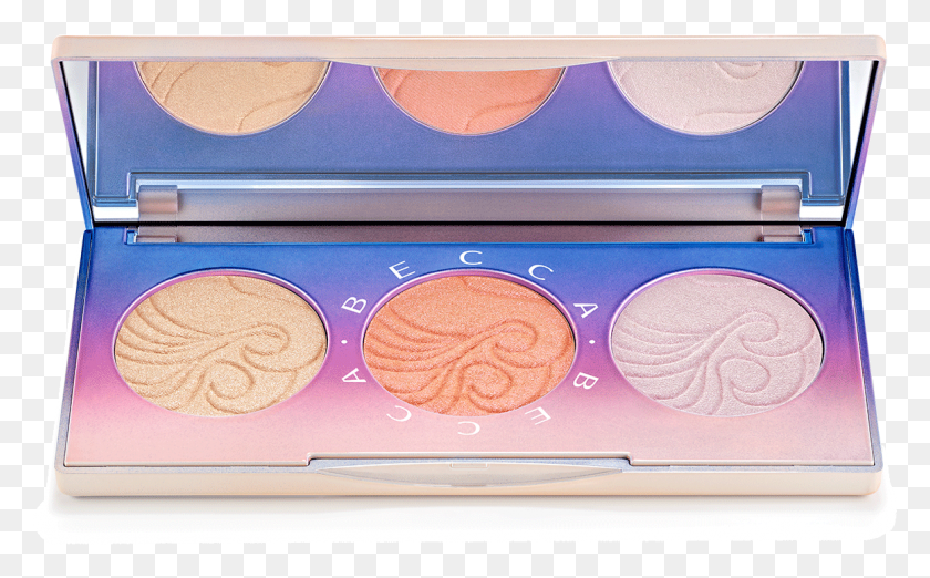 1161x688 Highlighter Makeup Trend Huda Beauty Becca Light Eye Shadow, Pencil Box, Cosmetics, Paint Container HD PNG Download