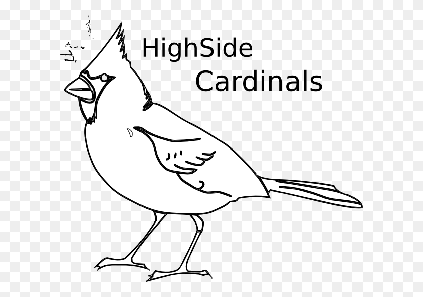 600x530 Highside Cardinals Svg Clip Arts 600 X 530 Px, Jay, Bird, Animal HD PNG Download