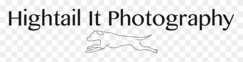 1030x207 Hightail It Photography Охотничья Собака, Текст, Алфавит, На Открытом Воздухе Hd Png Скачать