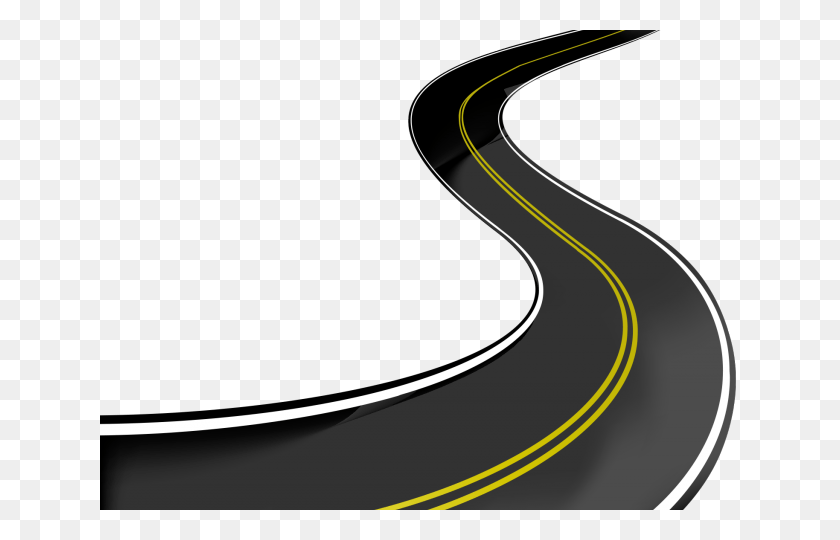 640x480 Highway Clipart Curve Road Road, Freeway, Overpass, Intersection HD PNG Download