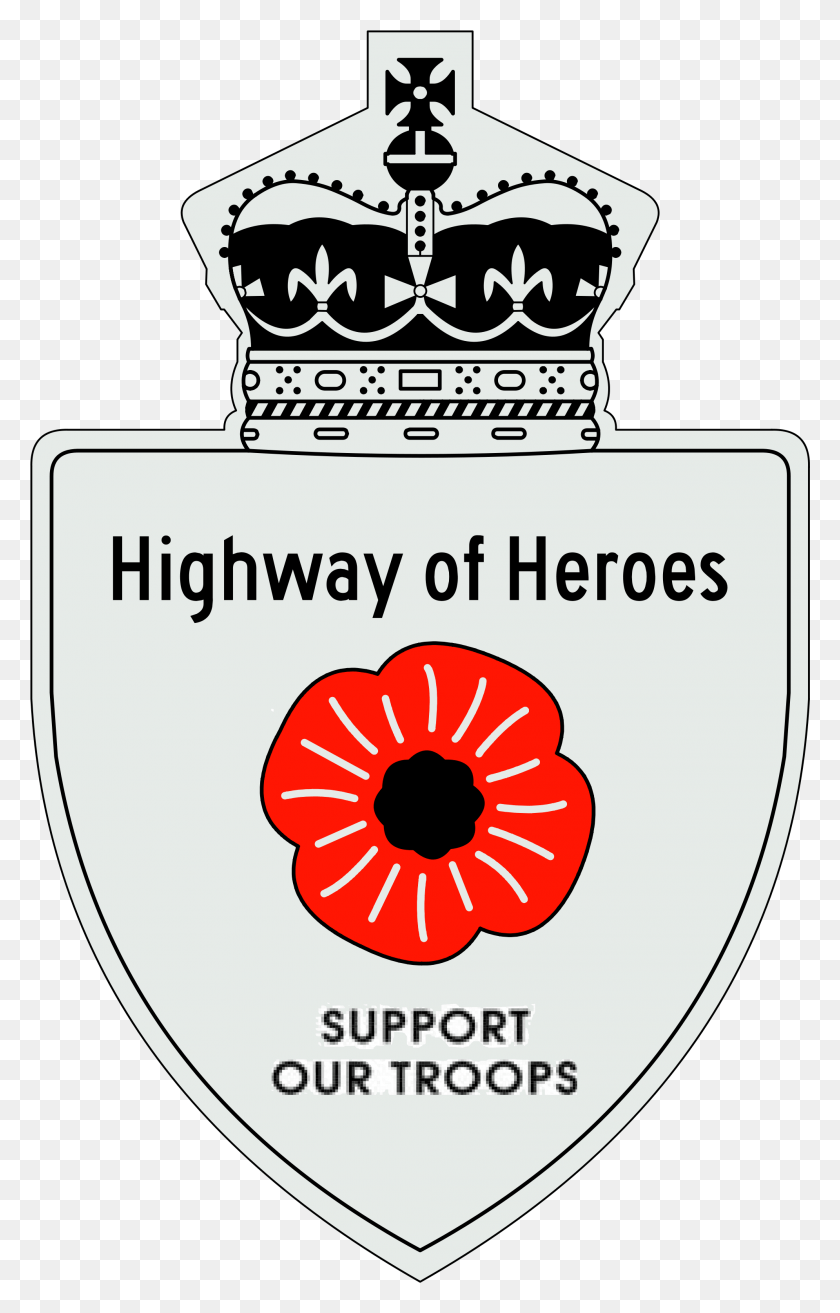 1990x3199 Highway Of Heroes Highway Of Heroes Decal, Armor, Plant, Logo HD PNG Download