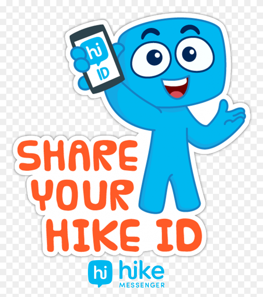 1274x1455 Descargar Png Hike Sticker Chat Verified Account Hike Messenger, Texto, Mano, Etiqueta Hd Png