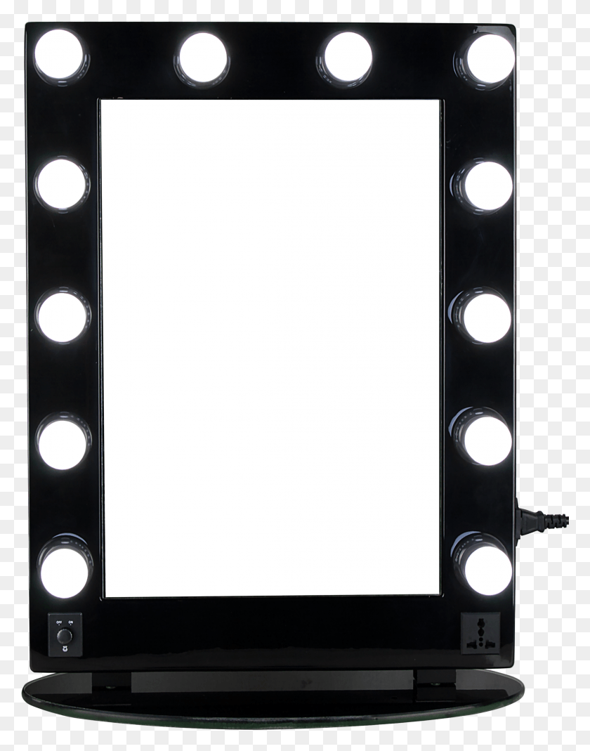 2188x2831 Hiker Hollywood Vanity Mirror With 12 Adjustable Led Mirror, Monitor, Screen, Electronics HD PNG Download