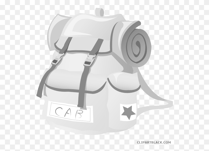 550x546 Hiking Backpack Clipart Travel Backpack Backpack Icon, Bag, Diaper HD PNG Download