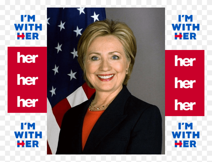 960x720 Hillary Clinton Began Her Book Tour At The Union Square Democratic Party Candidate, Person, Human, Flag HD PNG Download